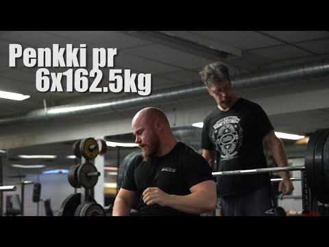 Enkat paukkuu 6x162.5kg penkkipunnerrus | Gösta tulessa.