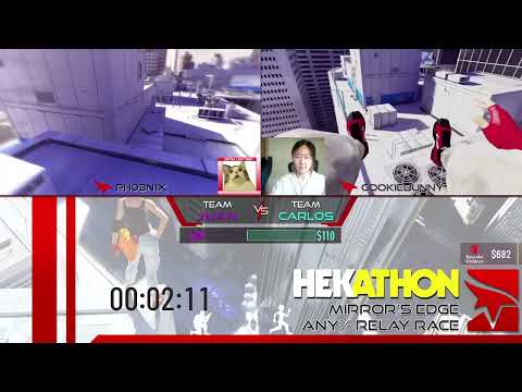 Mirror's Edge Any% Relay Race (incl. Preshow) | Hekathon 2022