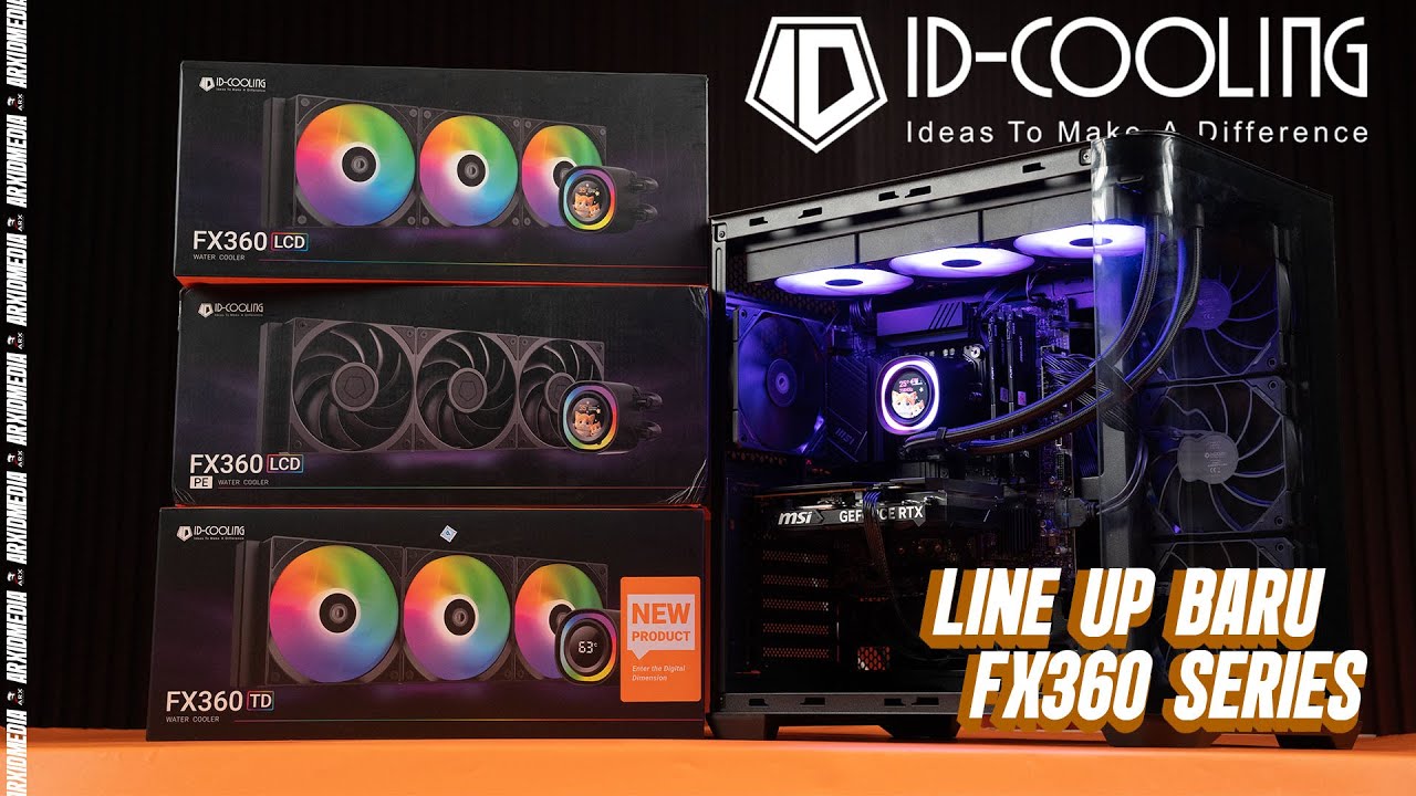 ID-Cooling Ikutan Perang AIO Cooler 360mm LCD Di Harga Terjangkau! ft ID-Cooling FX360 Series