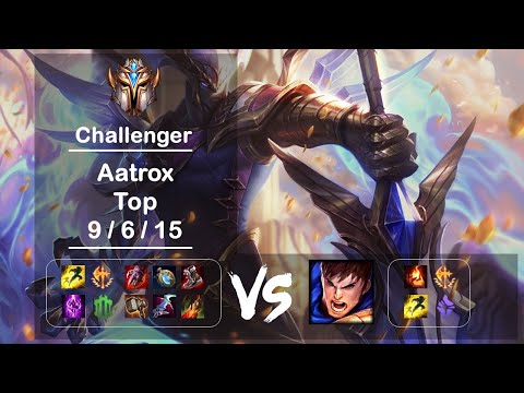 Top Aatrox vs Garen KR Challenger Patch 12.18