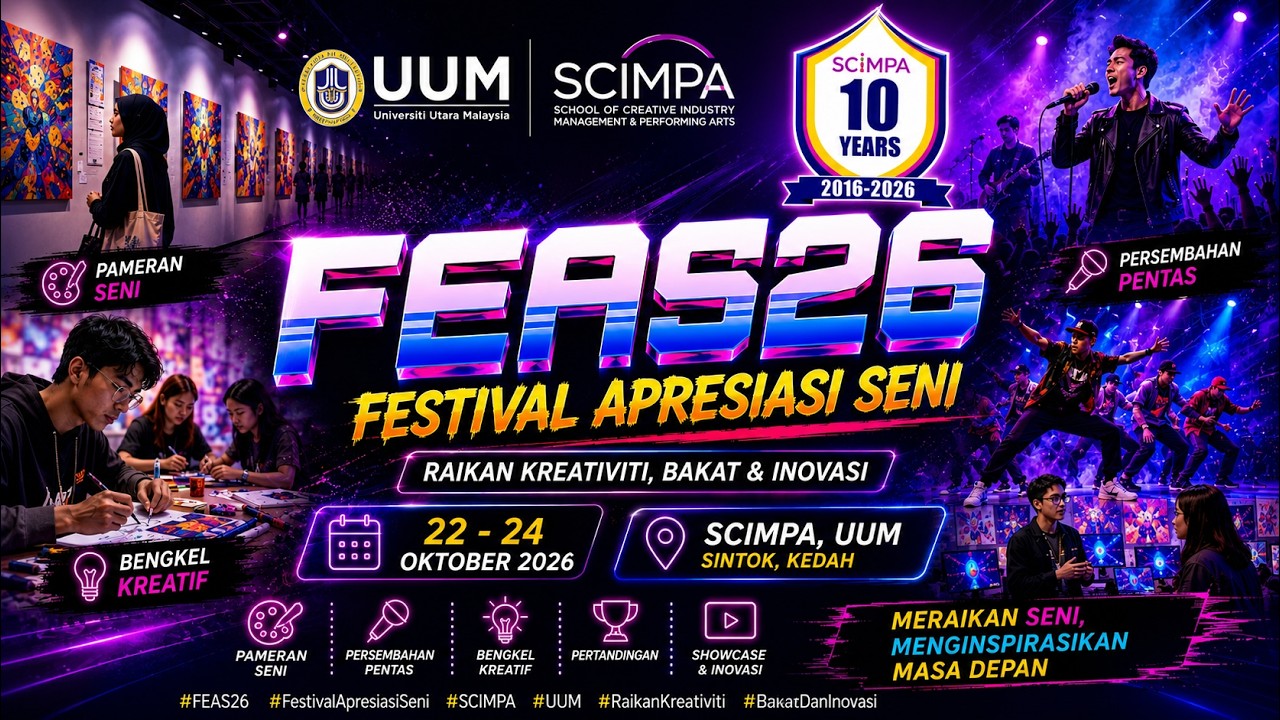 Thumbnail video sorotan FEAS26 di YouTube