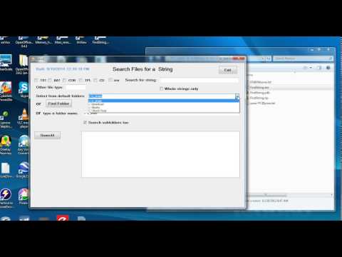 Search Files for a String