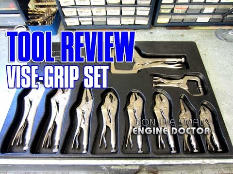 TOOL REVIEW - 10 Pc. Vise-Grips Set By Irwin "The Original Vise-Grip"