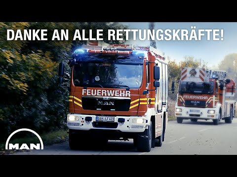 Danke an alle Hilfs- und Rettungskräfte! | MAN Truck & Bus