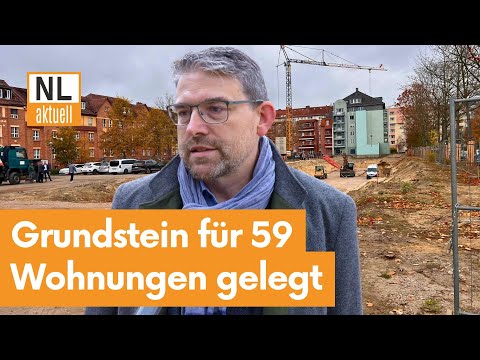 Cottbus | Grundsteinlegung für fünf neue Gebäude mit 59 Wohnungen