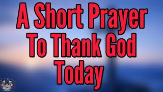 My Life Has No Meaning Without You, Lord | Powerful Morning Prayer
