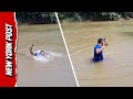 Horrifying Moment Journalist Steps On Missing Girl S Body While Reporting On Her Disappearance