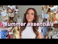 SUMMER 2024 WARDROBE ESSENTIALS | everyday basics, pinterest inspired, & wearable! (summer outfits)