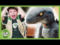 Dinosaur Green Raptor Ride On Power Wheels Surprise Toys T Rex Ranch