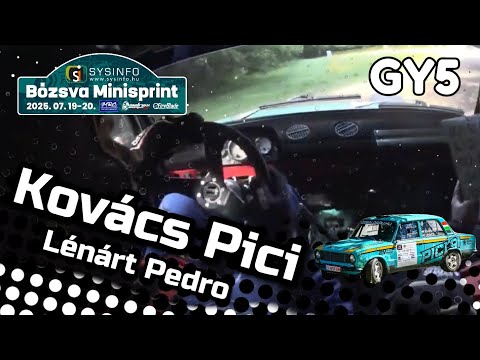 ONBOARD | Kovács Pici - Lénárt Pedro | Lada 2101 | MRC Bózsva 2025 | GY5 Bózsva-Kishuta