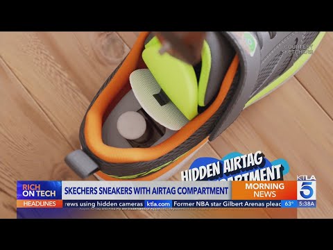 Skechers kids’ sneakers have a hidden AirTag compartment