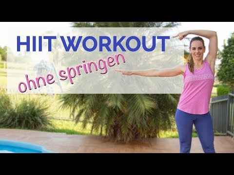 HIIT Workout für Zuhause - ohne Springen - Fatburner ohne Geräte