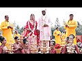 Ganga Aarti themed bride groom entry