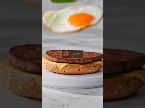Burger product ad