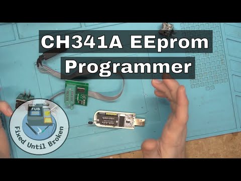 CH341A EEprom Programmer Review and Practical Use Instrument Cluster Repair
