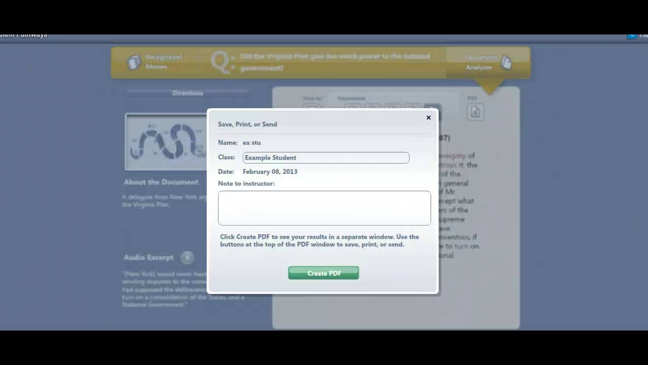 Turning in SAS PDF documents