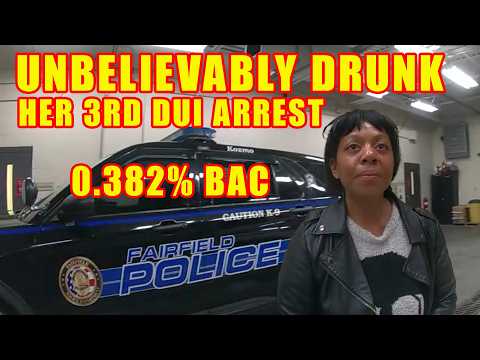Incredibly Intoxicated Woman Blows 0.382% BAC - Highest Ever on This Channel