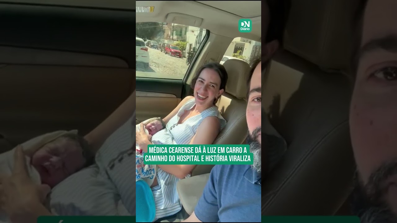 Imagem da notícia Médica cearense dá à luz em carro a caminho do hospital e história viraliza
