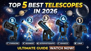 Top 5 Best Telescopes 2026 🔭 | Beginner to Pro Stargazing Guide (Best Value Picks)