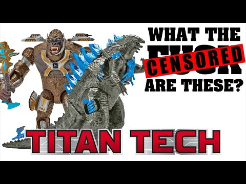Godzilla vs. Kong Titan Tech Action Figures