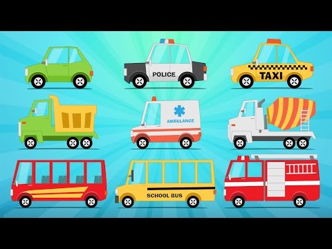  Learn Street Vehicles for Kids in Arabic - تعليم وسائل النقل باللغة العربية للاطفال