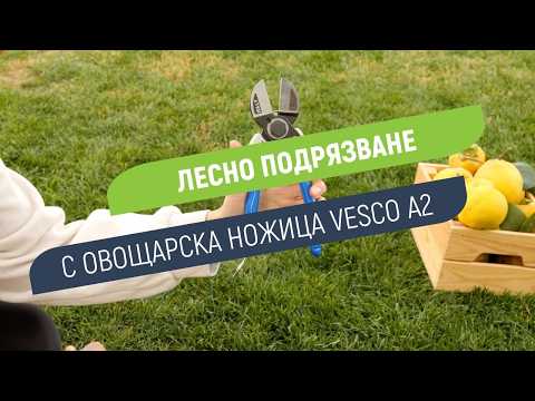Vesco A2 - професионална овощарска ножица за прецизна резитба | До 25 mm