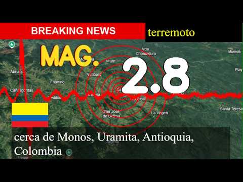 😱🚨 Terremoto cerca de Monos, Uramita, Antioquia, Colombia actualizaciones en vivo hoy: un temblor de