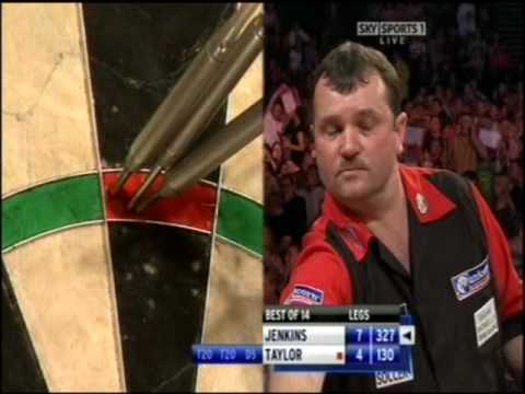 Premier League Darts 2008 - Week 3 - Phil Taylor v Terry Jenkins pt. 5