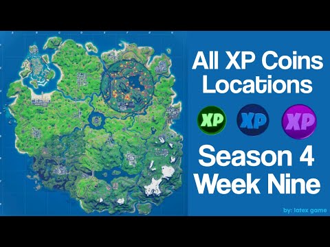 All XP Coins Locations Week 9 (Fortnite Chapter 2 Season 4)!