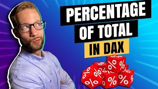 Understanding CALCULATE in DAX: Percentage of Total