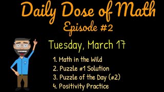 Daily Dose of Math #2 - Why Social Distancing