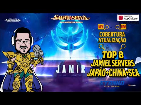 🆕ATUALIZAÇÃO🆕🏆JAMIEL-TOP 8 SERVERS JAPÃO+CHINA+SEA🏆✅@AppGallery 20% CASHBACK! SAINT SEIYA AWAKENING