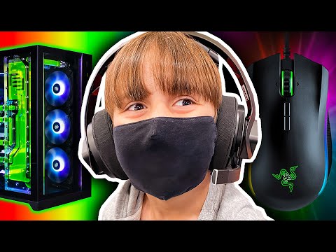 Em Busca do SETUP GAMER da RAZER pro MARCOS - Família Brancoala nos EUA
