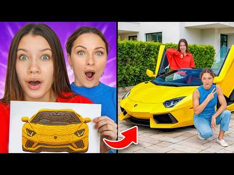 КУПЛЮ ТЕБЕ ВСЕ ЧТО Нарисуем из Блинного Теста, 3Д ручки и слепим из Жвачки / Вики Шоу