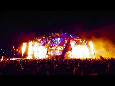 Rebelion at The Basscon, wasteLAND stage at EDC Las Vegas 2023