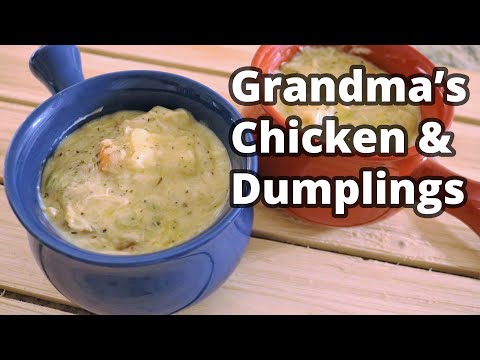 Grandma's Chicken & Dumplings | Chef Lorious | Calibama Cooking