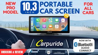 New 10.3'' Portable Car Screen W103P  🌟  CARPURIDE 🌟  UNBOXING REVIEW