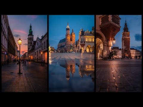 Beautiful Krakow in Poland - Best photos in collage