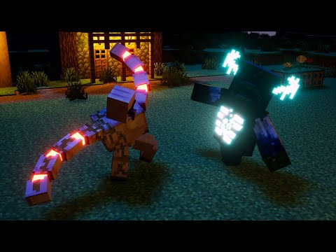 Iron Golem vs Warden - Minecraft Animation
