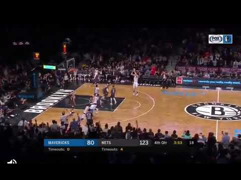 Nets fans go crazy when dirk nowitzki hits first shot