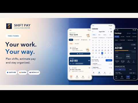 Shift Pay Calculator & Roster video thumbnail