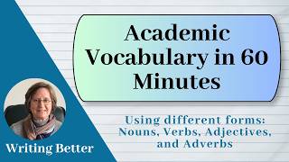 Academic Vocabulary in 60 Minutes