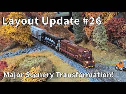 Major Scenery Transformation in Himrod! Layout Update 26