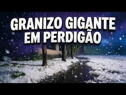 Granizo Gigante em Perdigão, MG