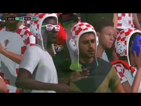 FIFA World Cup 2022 Qatar | Brazil vs Croatia | Full Match 2023 | PS5 PS4 XBOX PC RTX 3070 HDR