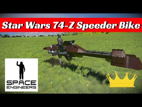 Space Engineers Spotlight: Star Wars 74-Z Speeder Bike by Suaron2012