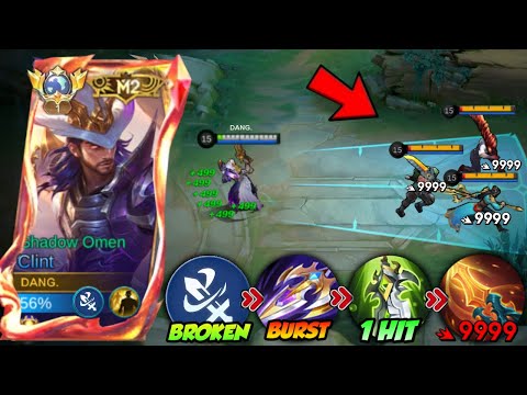 FINALLY!! TRY THIS NEW CLINT 1 HIT BUILD 2026!! ( insane damage💀 ) - MLBB
