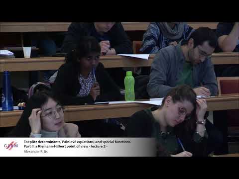 Alexander Its: Toeplitz determinants, Painlevé equations, and special functions. Part II - Lecture 2