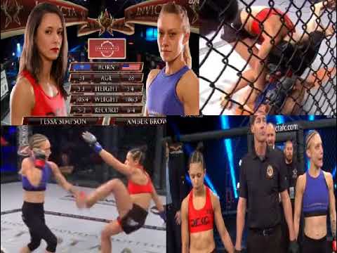 Amber Brown vs Tessa Simpson full fight