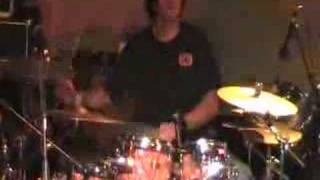 J.J. Bower drum solo - Austin, TX - Blue Flashing Light